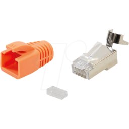 LOGILINK MP0078 - Enchufe modular RJ45, CAT.6a / CAT.7, 10 piezas