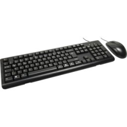 INTER-TECH IT88884138 - Combinación teclado/ratón, USB, negro