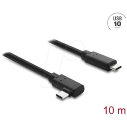 DELOCK 87242 - Cable óptico activo USB 10 Gbps USB Type-C™ macho a macho en áng