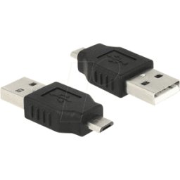 DELOCK 65036 - Conector USB micro B a conector USB 2.0 A.