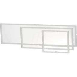 APRA-NORM APRA 449-320-02 - Placa frontal de DB Rail apra, 2 módulos, transparente