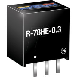 RECOM R-78HE50-03 - R-78 Convertidores DC-DC, 6,5-72 Vin, Único, 5 Vout, 300