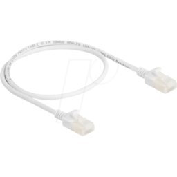 DELOCK 80358 - Cable de red RJ45 Cat.6A industrial U/UTP Slim 0,5 m blanco