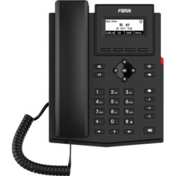 FANVIL X301W - Teléfono IP, PoE, 100 Mbit, WLAN, 2 líneas SIP