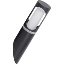 LUXULA LX-700211 - Luz de pared, interior/exterior, negro, GU10, IP44, ALUMINIO