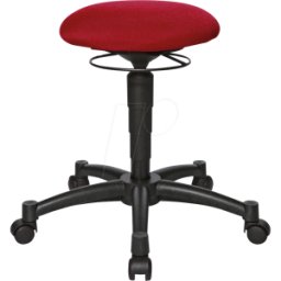 TST BODYB10 RO - Taburete TOPSTAR Body Balance 10, rojo