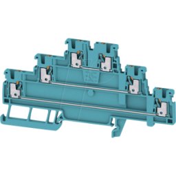 WEIDMÜLLER A3T 1.5 BL - Klippon® Connect feed-through terminal, A-series green/yellow