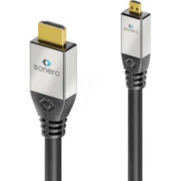 SONERO SON HC300-030 - HDMI a Micro Premium Alta Velocidad con Ethernet 4K 60 Hz 3 m.
