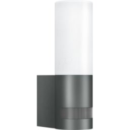 STEINEL 0069353 - Luz de pared, redondo, negro, E27