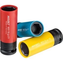 HAZET HZ 903SPC/3 - Juego de llaves de vaso de impacto, 3 piezas