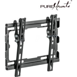 PUREMOUNTS PM-BT210 - Soporte de pared para TV, inclinable, hasta 45 kg, 23" - 43", ne