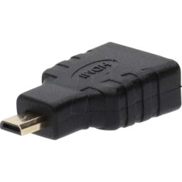 NEDIS N CVGB34907BK - Adaptador, conector HDMI Micro > conector HDMI, negro