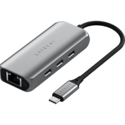 SATECHI ST-H3C25EM - Estación de acoplamiento / replicador de puerto, USB-C, 4