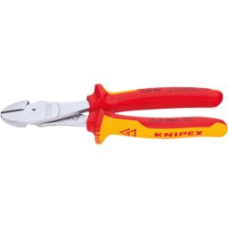 KNIPEX KN 74 06 200 - Alicates de corte lateral reforzados VDE, 200 mm
