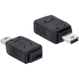 DELOCK 65155 - Conector USB Mini B a conector USB Micro a+B.