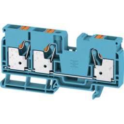 WEIDMÜLLER A3C 10 BL - Klippon® Connect feed-through terminal, A-series green/yellow