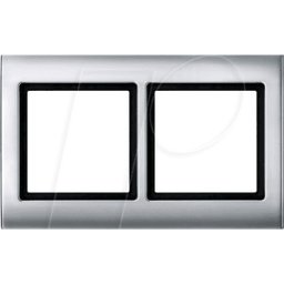MERTEN EL ME 400260 - Diseño acuático, marco, doble, aluminio