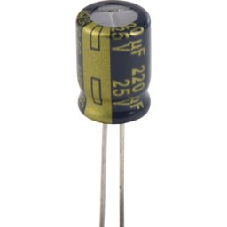 PANASONIC FC-A 220U 25 - Elko radial, 220PG, 25V, 105°C, low ESR, AEC-Q200