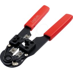 LOGILINK WZ0004 - Alicates de prensado para enchufe modular RJ45 CAT5/CAT6/CAT6A,