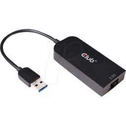 CLUB 3D C3D CAC-1420 - Tarjeta de red, USB, 2,5 Gigabit Ethernet, 1x RJ45