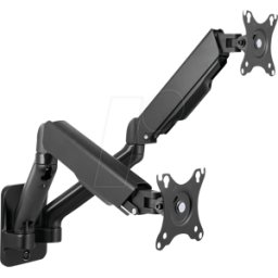 LOGILINK BP0146 - Soporte para monitor, 2 pantalla, montaje en pared hasta 81 cm (