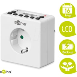 GOOBAY TIMER MINI DIGI - Temporizador, digital, interior, mini, 1 unidad
