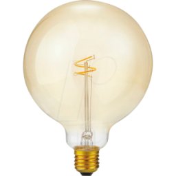 SCHIEFER LIGHTING SCHI LS272525022 - Lámpara LED E27, 2,9 W, 250 lm, 2200 K, oro, Filamento, r