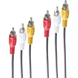 SHIVERPEAKS SHVP BS40150-1.5 - Cable de audio RCA, 3 conectores macho, 1,5 m