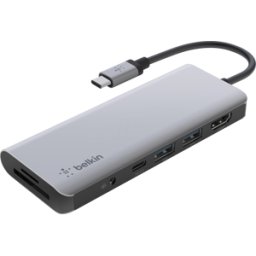 BELKIN AVC009BTS - Estación de acoplamiento / Replicador de puertos, USB tipo C, or