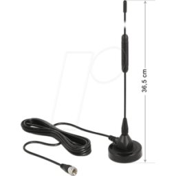 DELOCK 12412 - Conector DAB+ F de antena con soporte