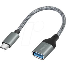 LOGILINK CU0106 - Adaptador USB 3.0, conector C > conector a, 0,15 m