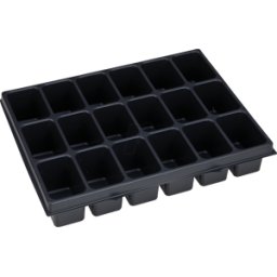 BS SYSTEMS GMBH & CO. KG BOXX 1000010137 - Inserto para piezas pequeñas, 18 Muden, para i-BOXX 72 y