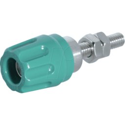 HIRSCHMANN TEST & MEASUREMENT PK 10 A GN - Abrazadera de poste, 4 mm, verde