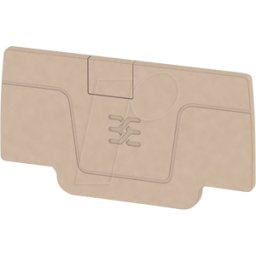 WEIDMÜLLER AEP 2C 2.5 - Placa de extremo serie A, gris
