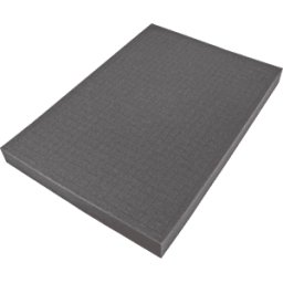PEAKTECH 7265 S - Inserto de espuma cuadrada para PeakTech 7265, 380 x 270 x 30 mm