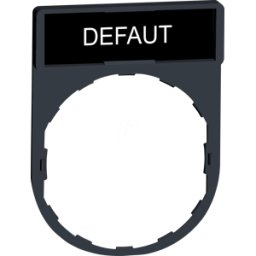 SCHNEIDER ELECTRIC ZBY2134 - Portaetiquetas 30x40mm con placa 8x27mm con rótulo DEFAUT