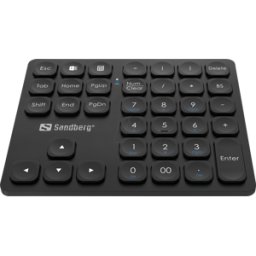 SANDBERG 630-09 - Teclado numérico, Bluetooth, negro