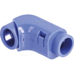 DELOCK 88122 - Protector de cable, adaptador de 90°, 8 piezas, azul