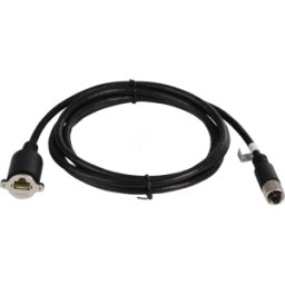 DELOCK 80461 - Cable M12 X-cod. conector de 8 pines RJ45, Cat.6A S/FTP 2 m