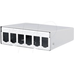 METZ CONNECT BTR 130861-0602E - Módulo carcasa AP 6 puertos blanco puro