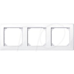 MERTEN EL MS 478325 - M-SMART, marco, triple, blanco activo, brillante