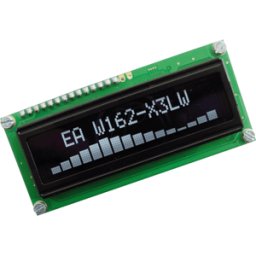 DISPLAY VISIONS EA W162-X3LW - Pantalla OLED, 2x16, 80x36mm, blanca