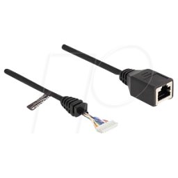 DELOCK 88006 - Cable Cat.5e, RJ45 hembra / hembra, 0,23 m
