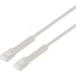 INTELLINET INT 745130 - Cable de conexión, CAT.6a F/FTP, SLIM, 1 m, gris