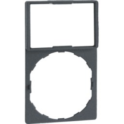 SCHNEIDER ELECTRIC ZBY6101 - Soporte de escudo para 22mm de diámetro con escudo en bla
