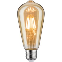 PAULMANN PLM 28523 - Lámpara de filamento LED 1879 E27, 6 W, 480 lm, 1700 K..