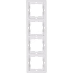 KOPP EL VEN 400429069 - Marco de cubierta - 4 aumentos, VENECIA, blanco puro