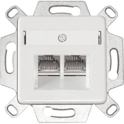 DAETWYLER UNILAN 435060 - Caja de conexiones RJ45 unilan doble, CAT.6a UP