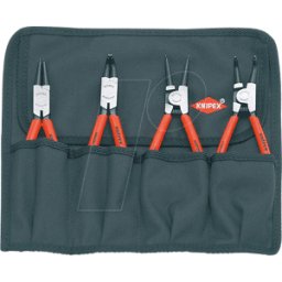 KNIPEX KN 00 19 56 - Juego de alicates para anillos de seguridad
