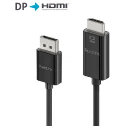 PURELINK PURE IS2001-015 - Cable DisplayPort 1,2, DP-HDMI, 4K60Hz, negro, 1,5 m..